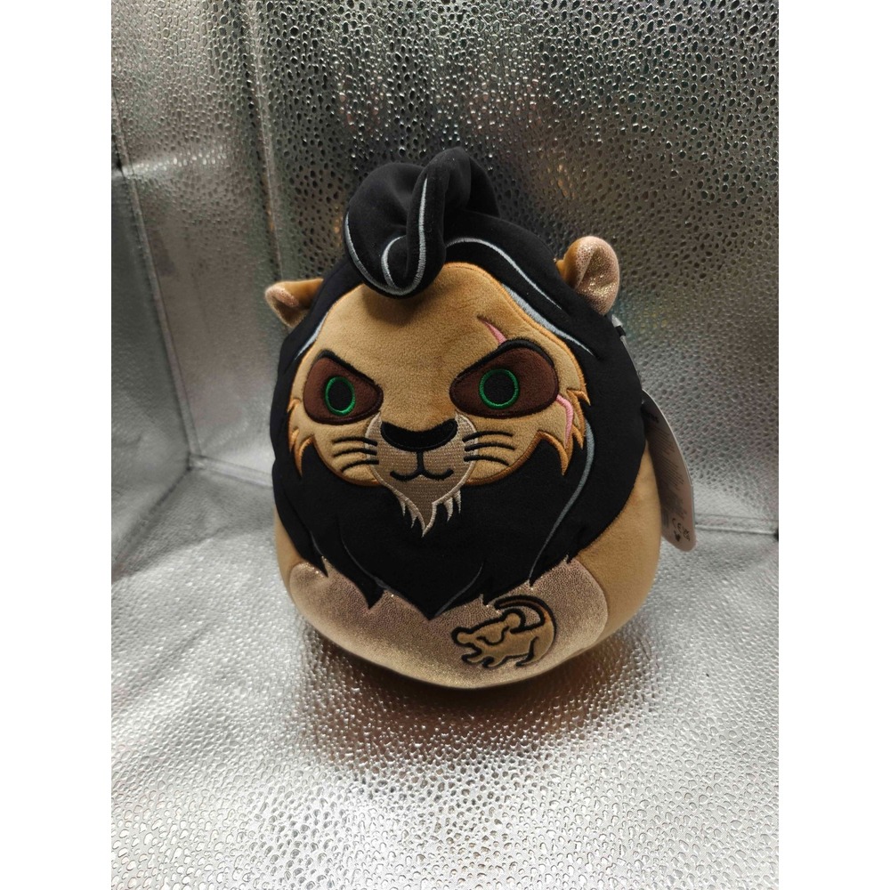 Squishmallows Lion King Disney Scar Official Jazwares Plush Stuffed Animal NWT-